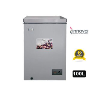 Congélateur Coffre Innova 100L Gris Foncé - Garantie 6 Mois