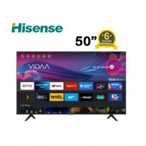 Téléviseur HISENSE 4K Smart TV 50″ Série 50A6H, écran LED, résolution Ultra HD, système VIDAA, garantie 6 mois.