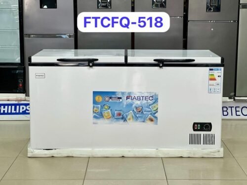 Congélateur Coffre Fiabtec FTCFQ-518 – Double Porte, 518L, Puissant et Économique