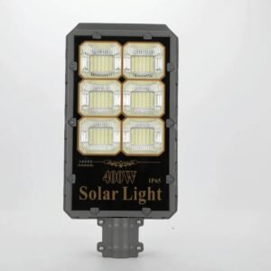 Lampadaire Solaire LED 400W – Éclairage Puissant, Autonome et Étanche IP65