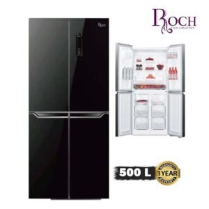 Réfrigérateur 4 Portes ROCH RFR-500D4-B – 401 Litres – No Frost – Garantie 6 Mois