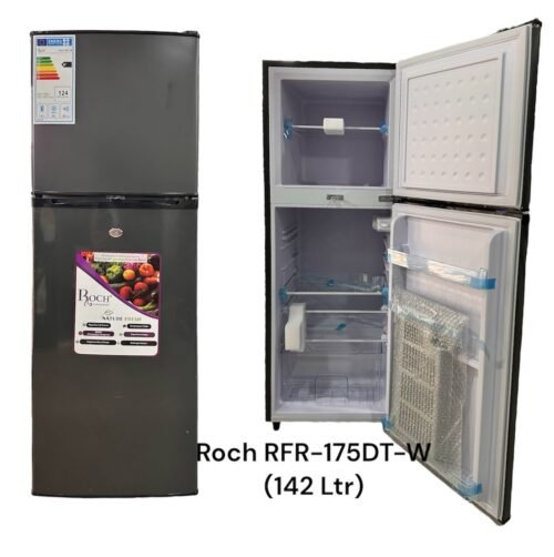 Réfrigérateur Double Porte Roche 142L – Compact, Efficace et Garantie 6 Mois