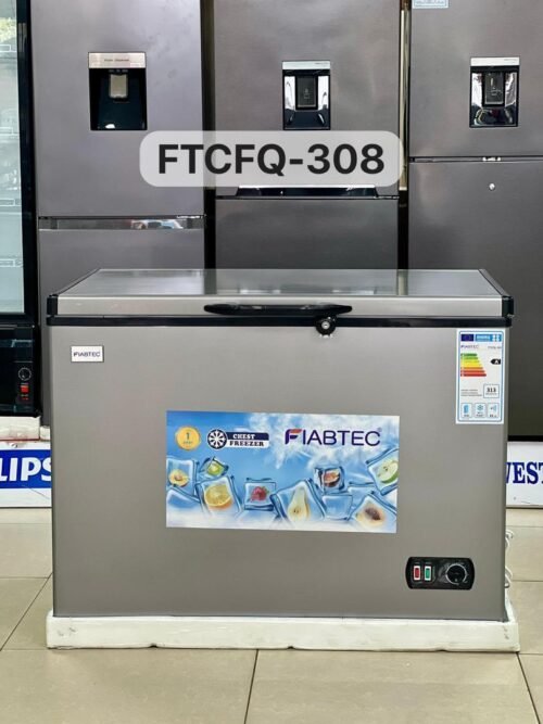 Congélateur horizontal FIABTEC 308L - Efficacité énergétique A+, réfrigérant R600a, 6 mois de garantie.