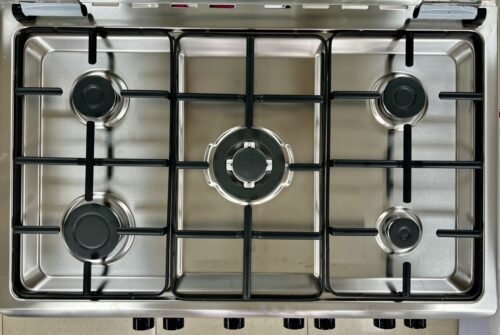 Cuisinière Inox 5 Feux : Performance et Élégance pour Votre Cuisine