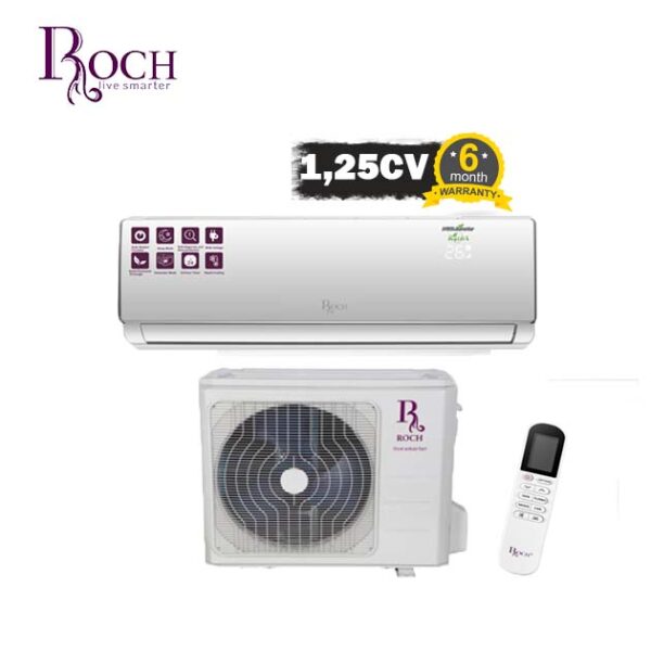 Climatiseur Split ROCH 1,25 CV – Économique, Silencieux et Performant