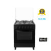 Cuisinière Ocean 4 Feux à Gaz – 60x60 cm – Noire – Allumage Manuel Cuisinière Ocean 4 Feux à Gaz – 60x60 cm – Noire – Allumage Manuel
