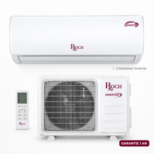 Climatiseur Roch Inverter 2,5 CV – Économie d’énergie, Garantie 1 ans